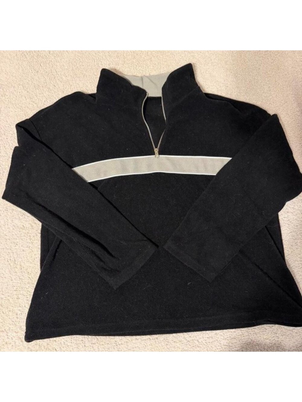SHEIN quarter zip sweatshirt, size L #quarterzip #athleisure